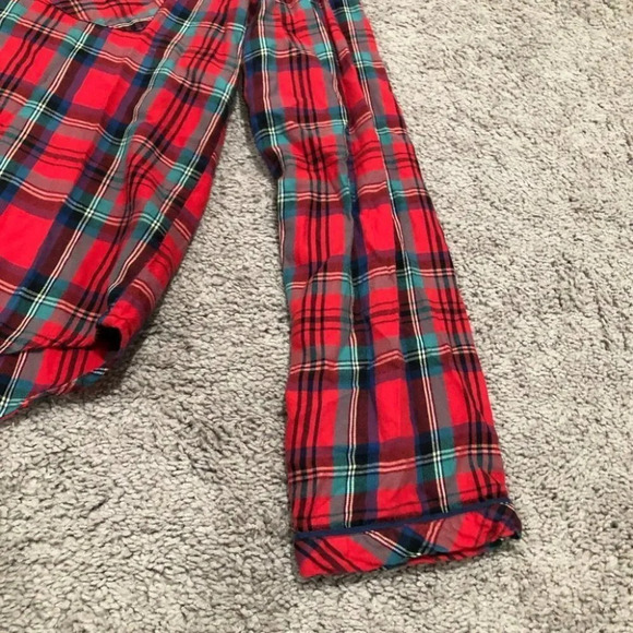 Victoria’s Secret Red Women’s flannel top pj shirt Size Small - Picture 2 of 8